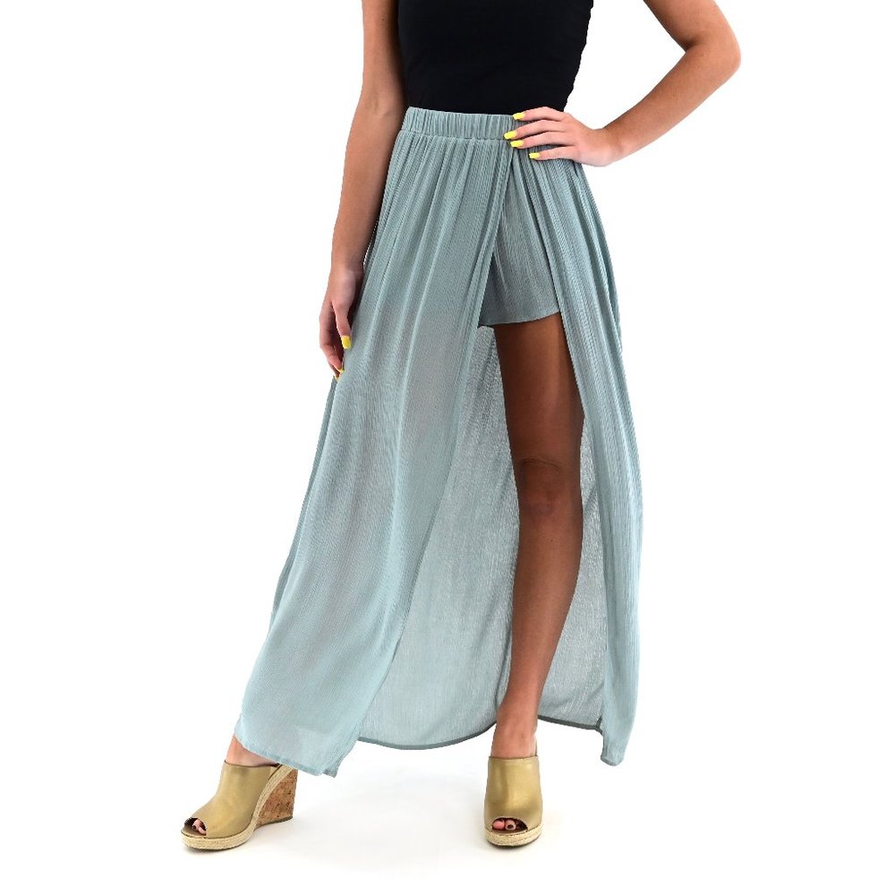 NWT ILLA ILLA Martina Maxi Skirt with Shorts #SS20